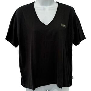 Christina Dienst Lazy V-Neck Oversize Boxy T-Shirt Tee Shirt Size XS NEW Tags